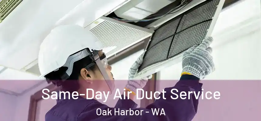  Same-Day Air Duct Service Oak Harbor - WA